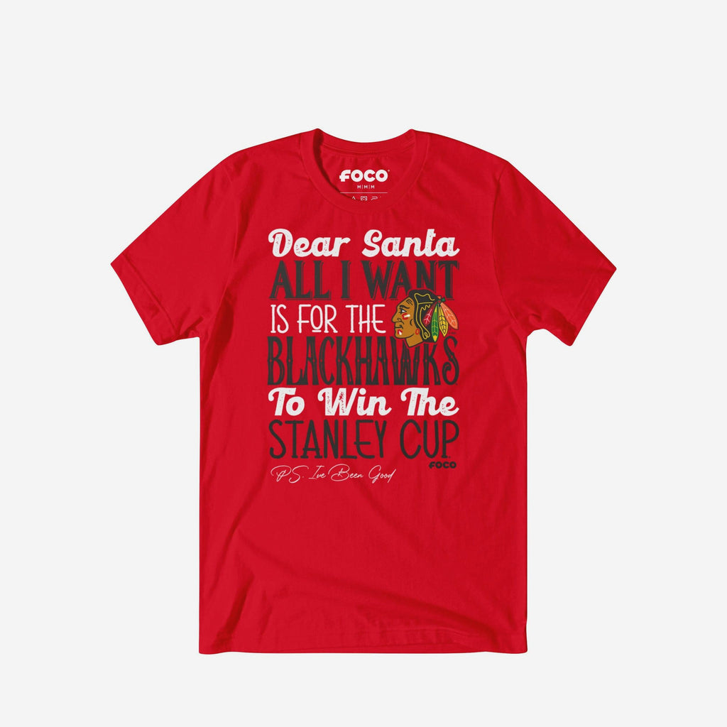Chicago Blackhawks All I Want T-Shirt FOCO S - FOCO.com