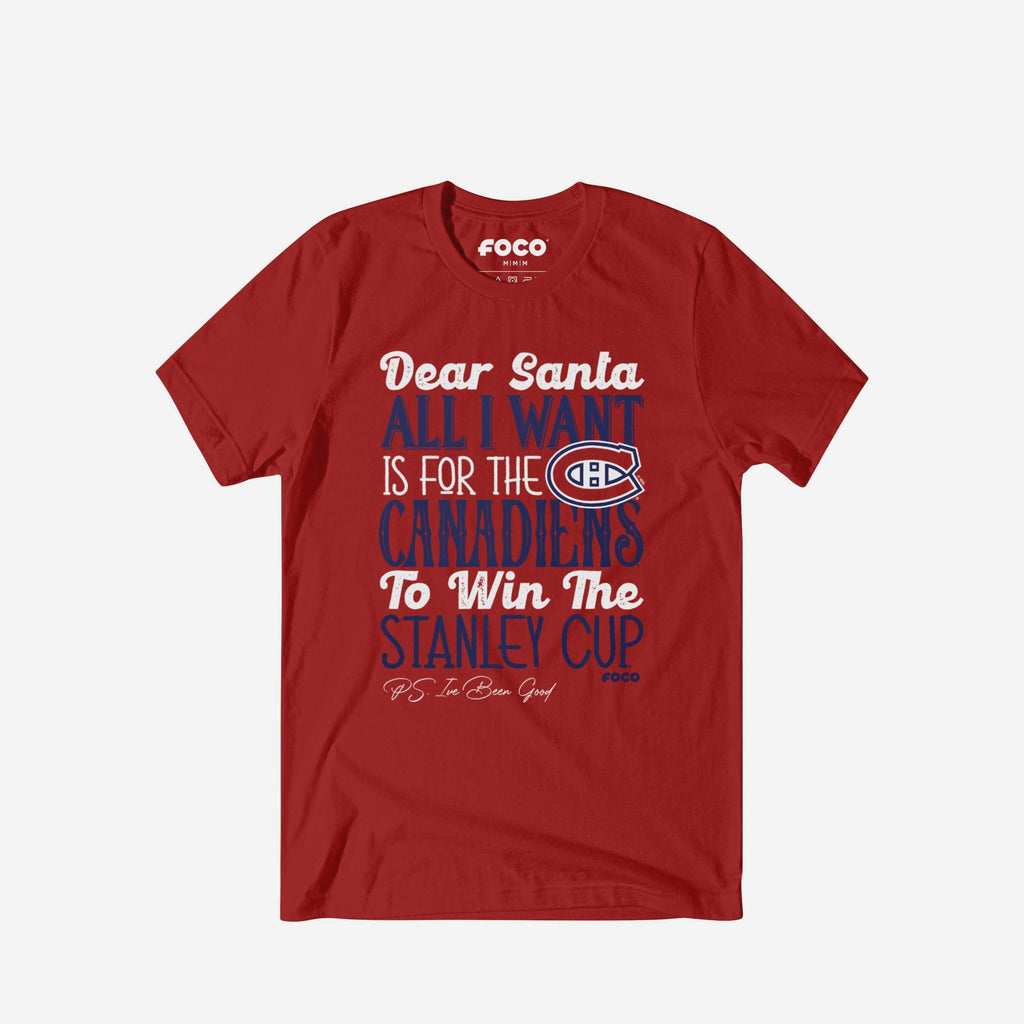 Montreal Canadiens All I Want T-Shirt FOCO S - FOCO.com