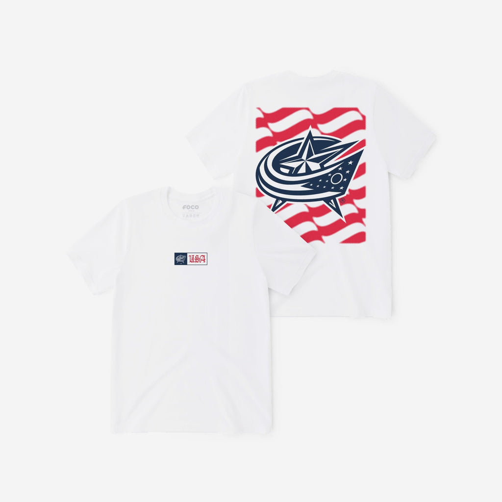 Columbus Blue Jackets American Heritage T-Shirt FOCO S - FOCO.com