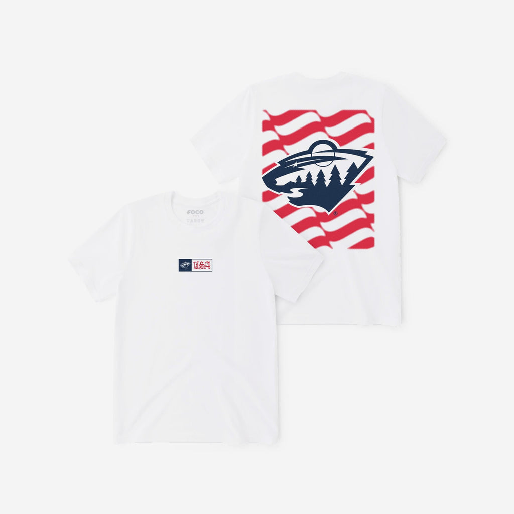 Minnesota Wild American Heritage T-Shirt FOCO S - FOCO.com