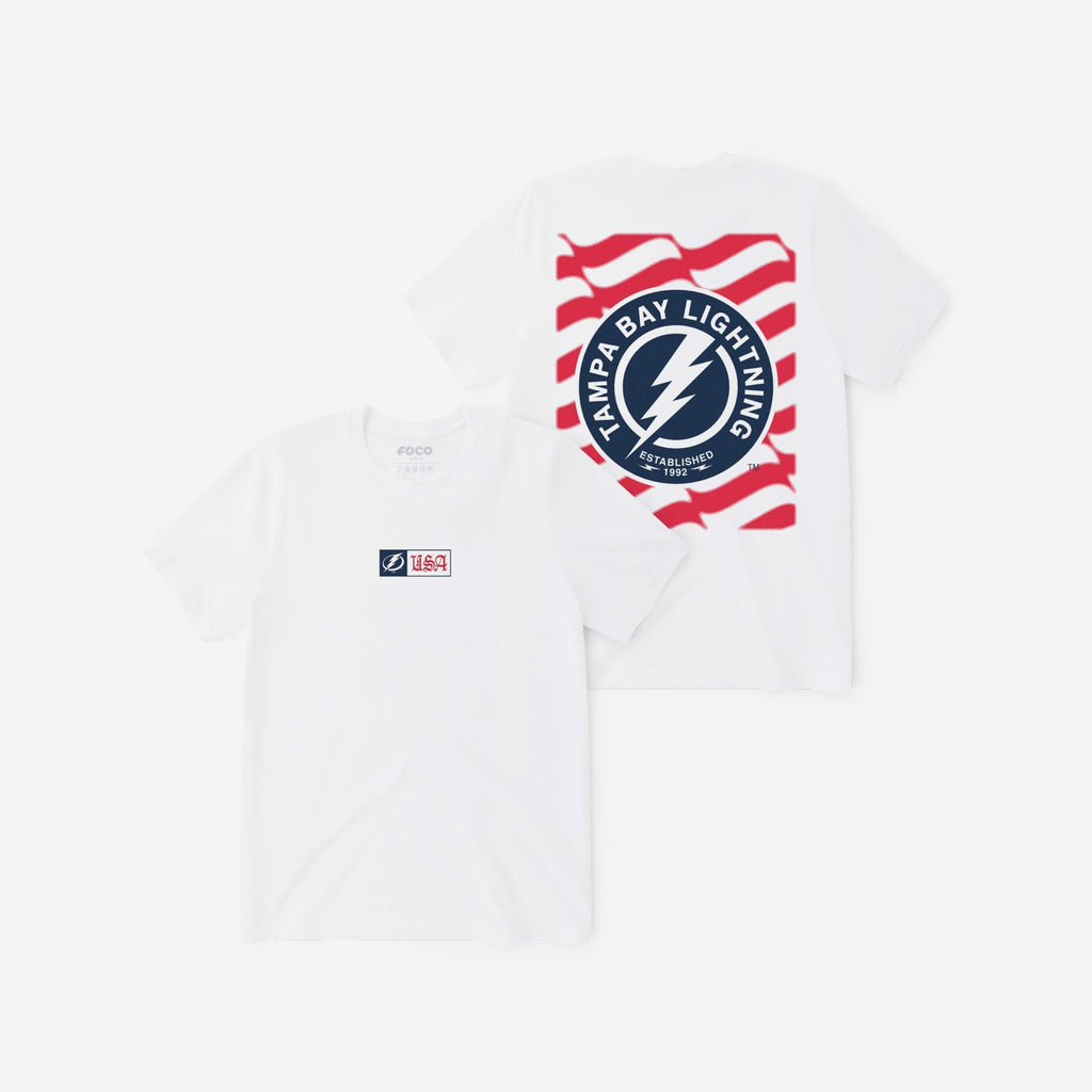 Tampa Bay Lightning American Heritage T-Shirt FOCO S - FOCO.com