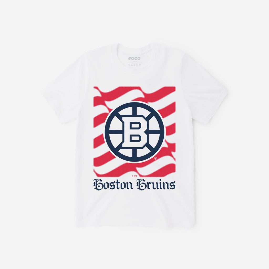 Boston Bruins American Heritage Wordmark T-Shirt FOCO S - FOCO.com