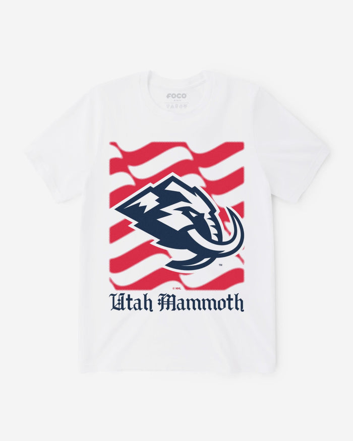 Utah Mammoth American Heritage Wordmark T-Shirt FOCO S - FOCO.com