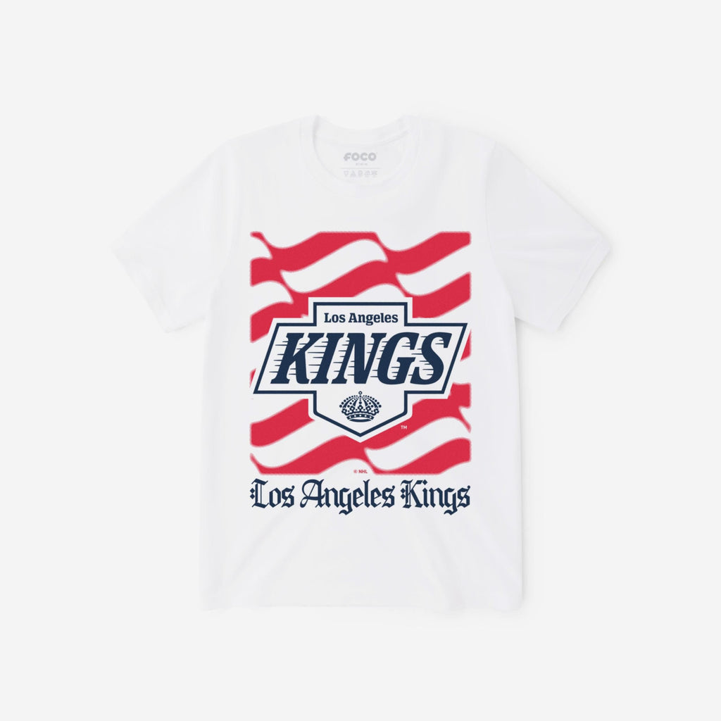 Los Angeles Kings American Heritage Wordmark T-Shirt FOCO S - FOCO.com
