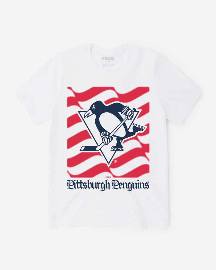 Pittsburgh Penguins American Heritage Wordmark T-Shirt FOCO S - FOCO.com
