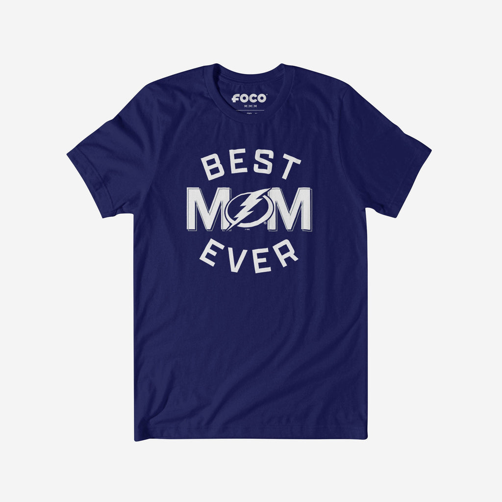Tampa Bay Lightning Best Mom Ever Arched T-Shirt FOCO S - FOCO.com
