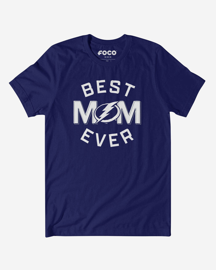 Tampa Bay Lightning Best Mom Ever Arched T-Shirt FOCO S - FOCO.com