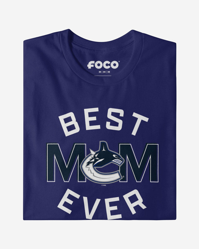 Vancouver Canucks Best Mom Ever Arched T-Shirt FOCO - FOCO.com