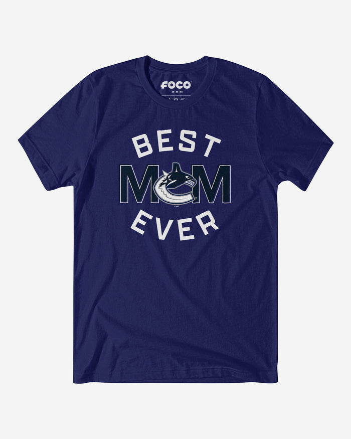 Vancouver Canucks Best Mom Ever Arched T-Shirt FOCO S - FOCO.com