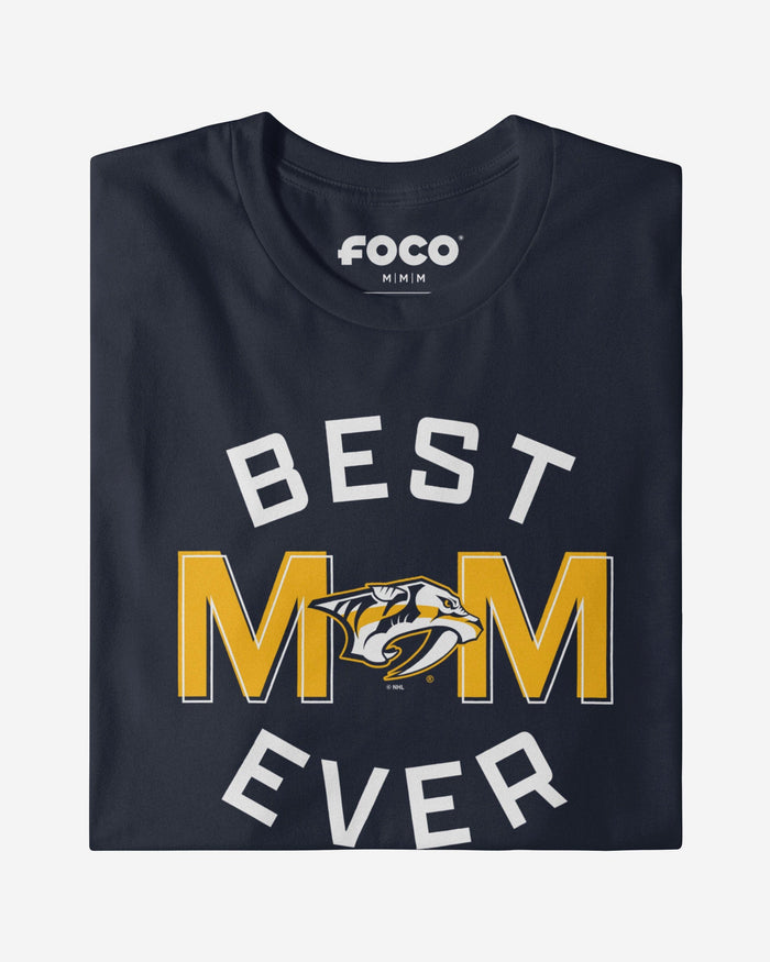 Nashville Predators Best Mom Ever Arched T-Shirt FOCO - FOCO.com