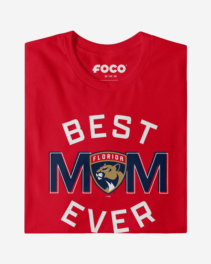 Florida Panthers Best Mom Ever Arched T-Shirt FOCO - FOCO.com