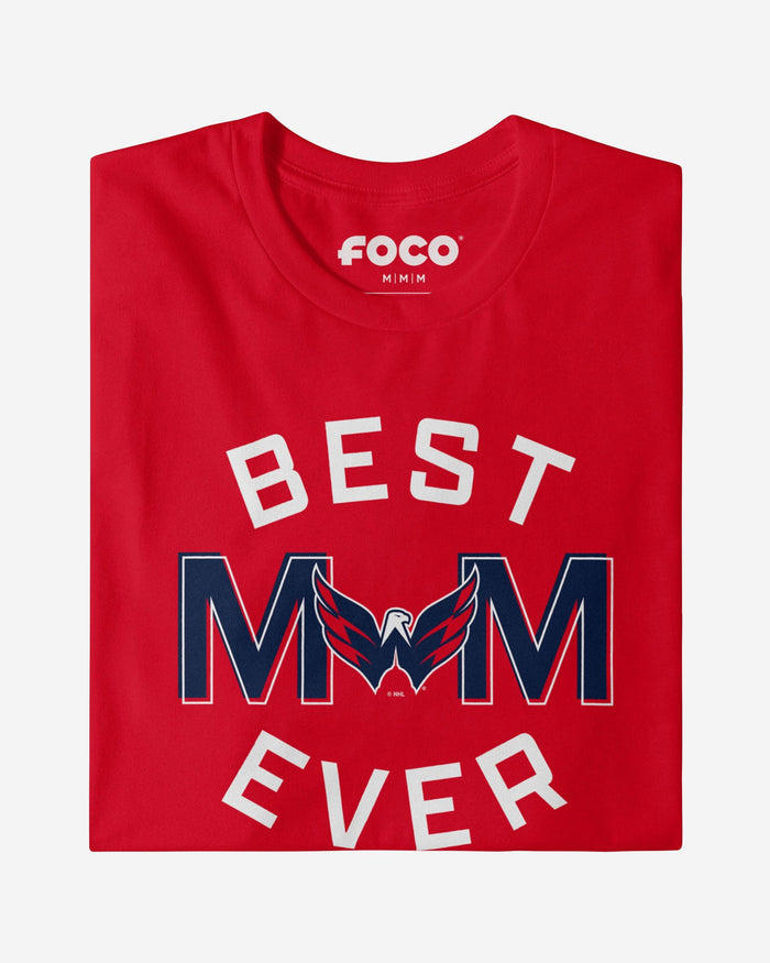 Washington Capitals Best Mom Ever Arched T-Shirt FOCO - FOCO.com