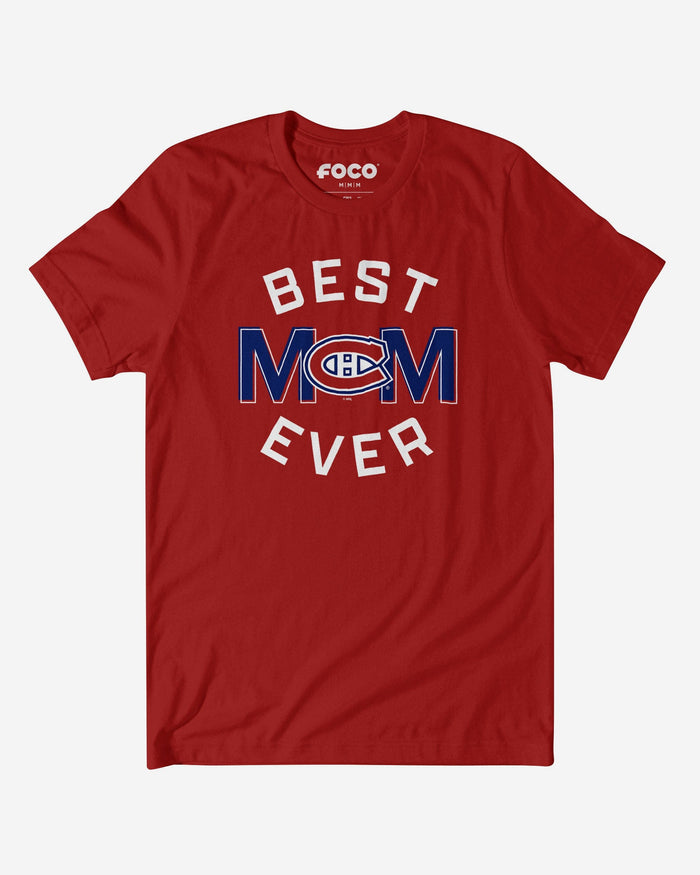 Montreal Canadiens Best Mom Ever Arched T-Shirt FOCO S - FOCO.com