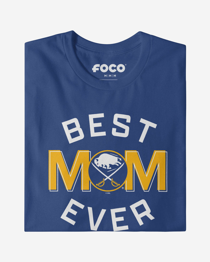 Buffalo Sabres Best Mom Ever Arched T-Shirt FOCO - FOCO.com