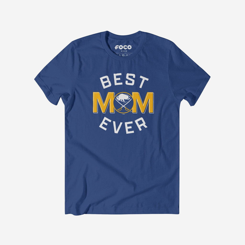 Buffalo Sabres Best Mom Ever Arched T-Shirt FOCO S - FOCO.com