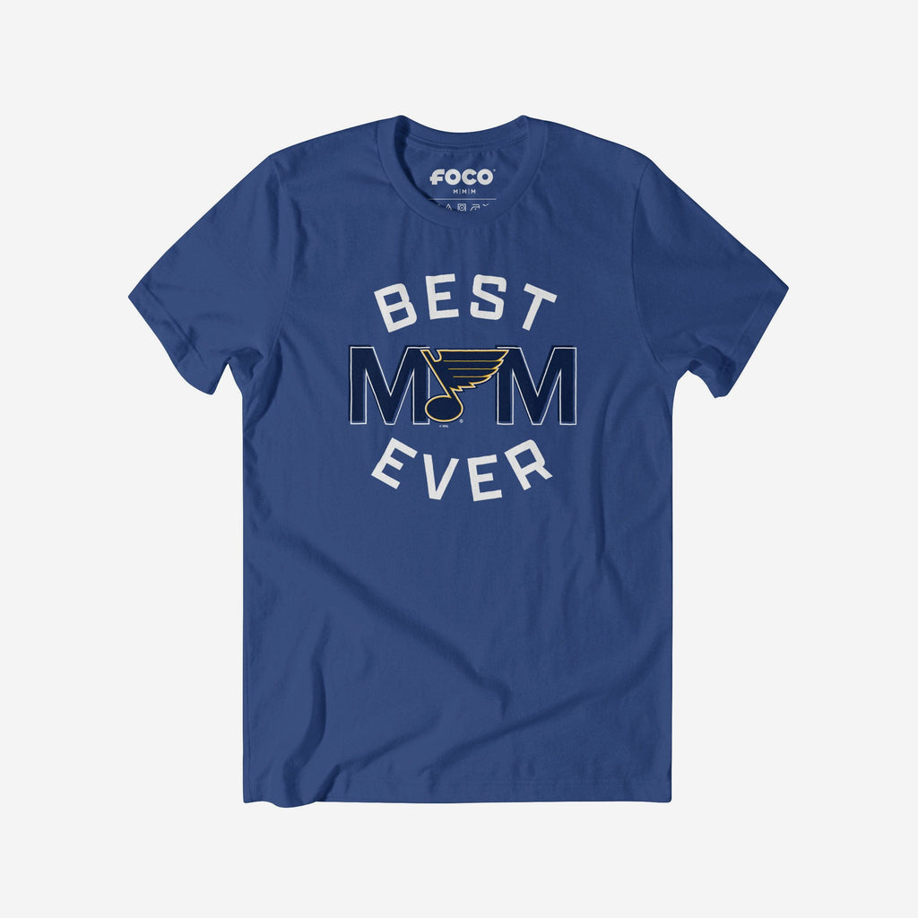 St Louis Blues Best Mom Ever Arched T-Shirt FOCO S - FOCO.com