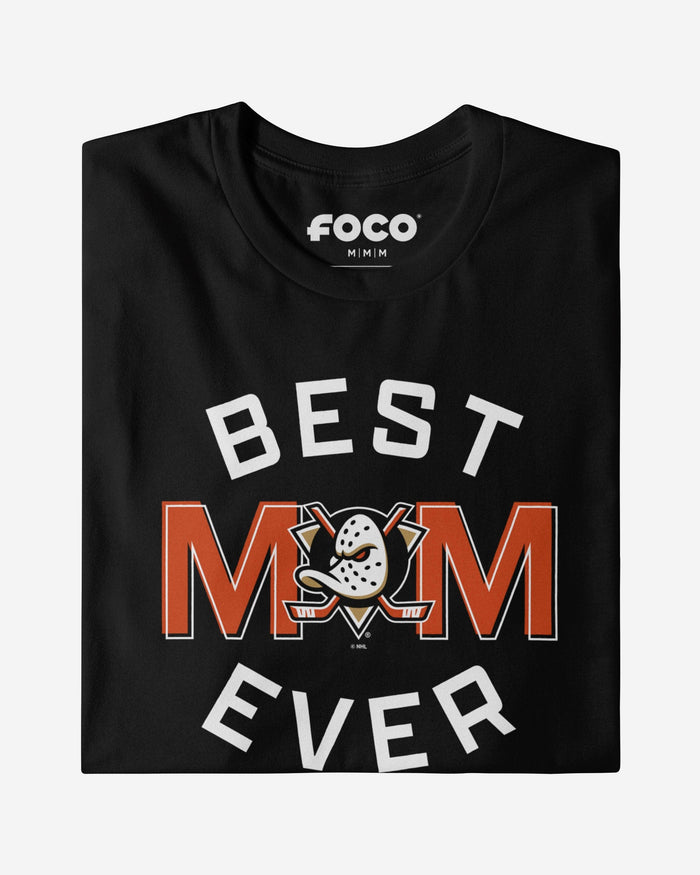 Anaheim Ducks Best Mom Ever Arched T-Shirt FOCO - FOCO.com