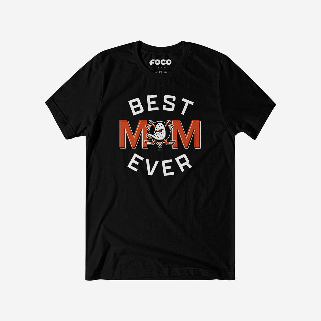 Anaheim Ducks Best Mom Ever Arched T-Shirt FOCO S - FOCO.com