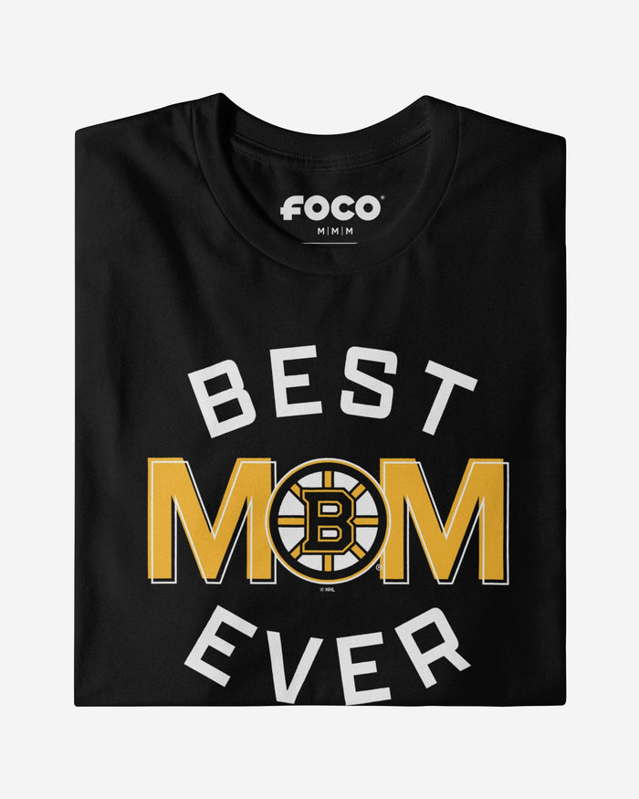 Boston Bruins Best Mom Ever Arched T-Shirt FOCO - FOCO.com
