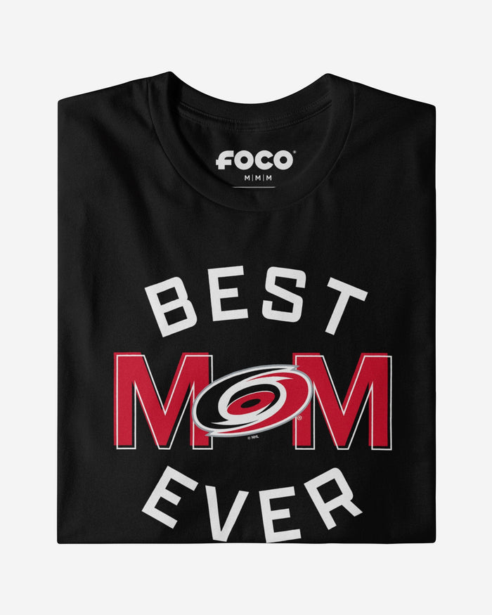 Carolina Hurricanes Best Mom Ever Arched T-Shirt FOCO - FOCO.com