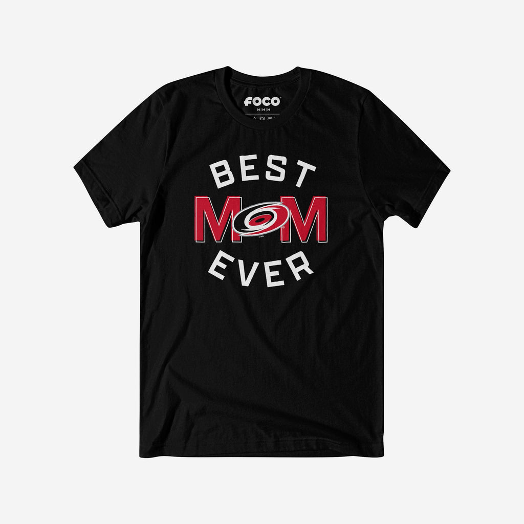 Carolina Hurricanes Best Mom Ever Arched T-Shirt FOCO S - FOCO.com