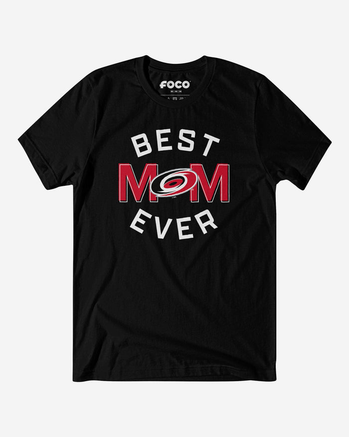 Carolina Hurricanes Best Mom Ever Arched T-Shirt FOCO S - FOCO.com