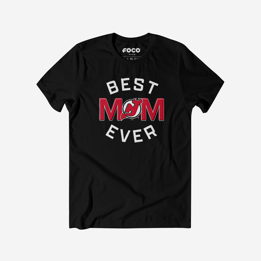 New Jersey Devils Best Mom Ever Arched T-Shirt FOCO S - FOCO.com