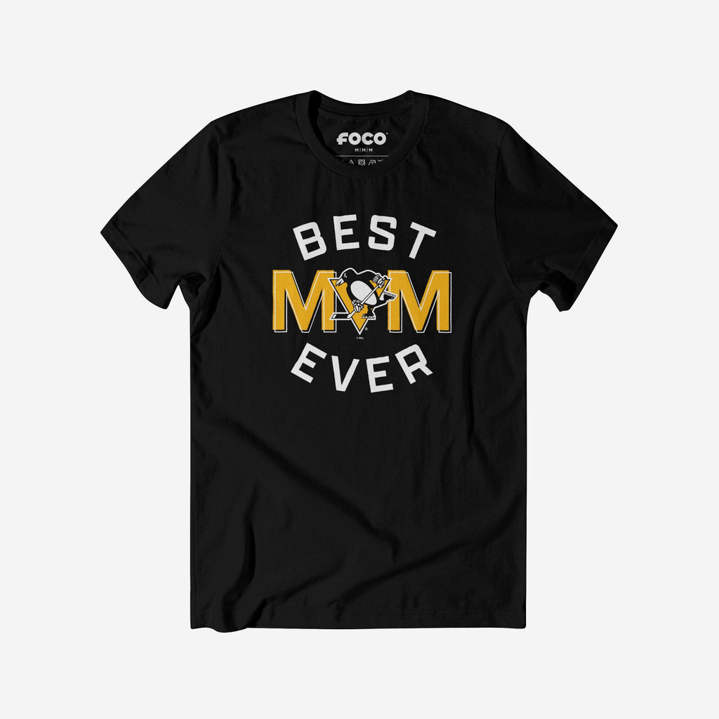 Pittsburgh Penguins Best Mom Ever Arched T-Shirt FOCO S - FOCO.com