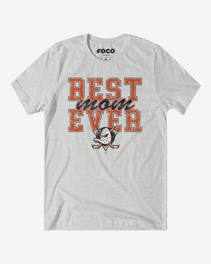 Anaheim Ducks Best Mom Ever Stacked T-Shirt FOCO S - FOCO.com