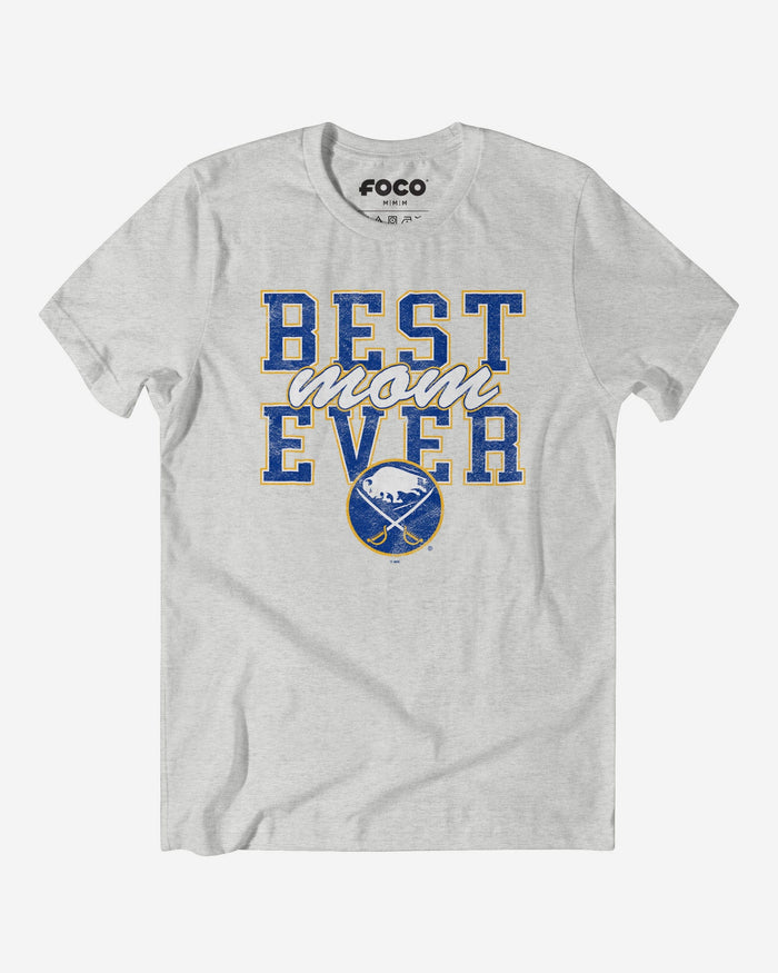 Buffalo Sabres Best Mom Ever Stacked T-Shirt FOCO S - FOCO.com