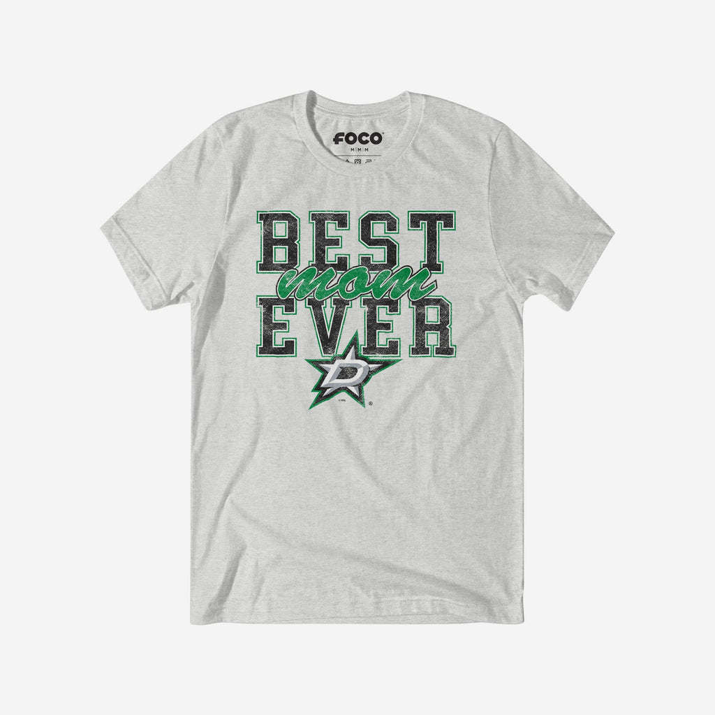 Dallas Stars Best Mom Ever Stacked T-Shirt FOCO S - FOCO.com
