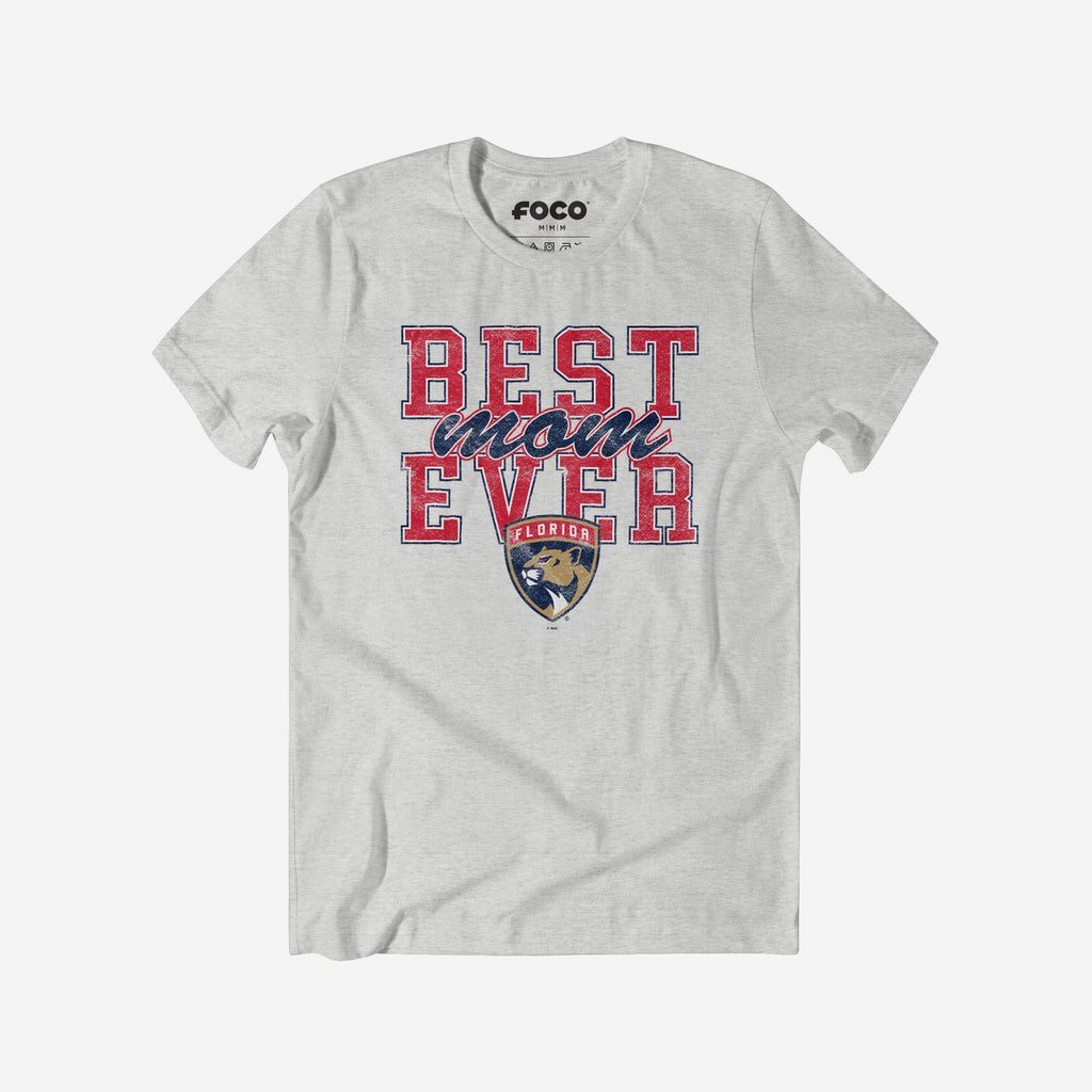 Florida Panthers Best Mom Ever Stacked T-Shirt FOCO S - FOCO.com