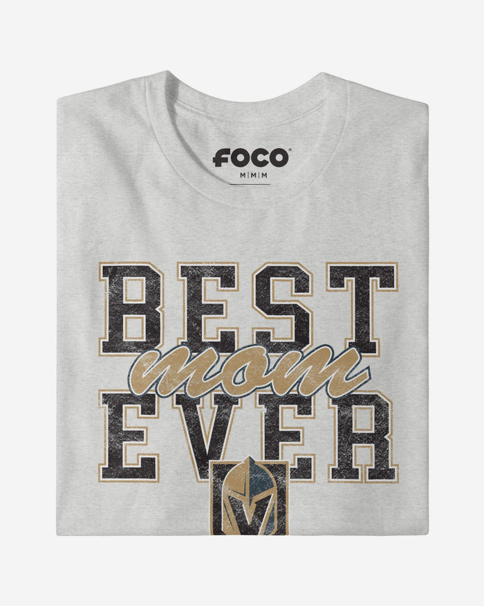 Vegas Golden Knights Best Mom Ever Stacked T-Shirt FOCO - FOCO.com