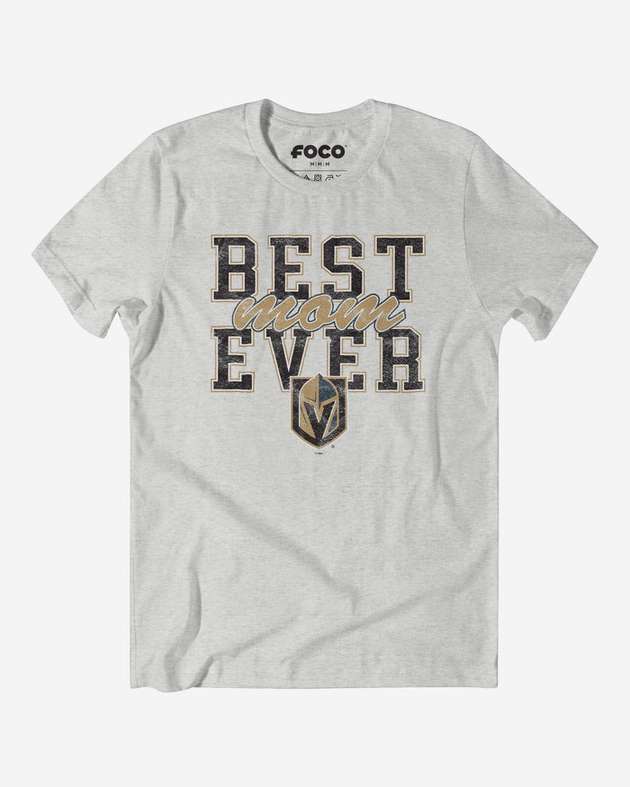 Vegas Golden Knights Best Mom Ever Stacked T-Shirt FOCO S - FOCO.com