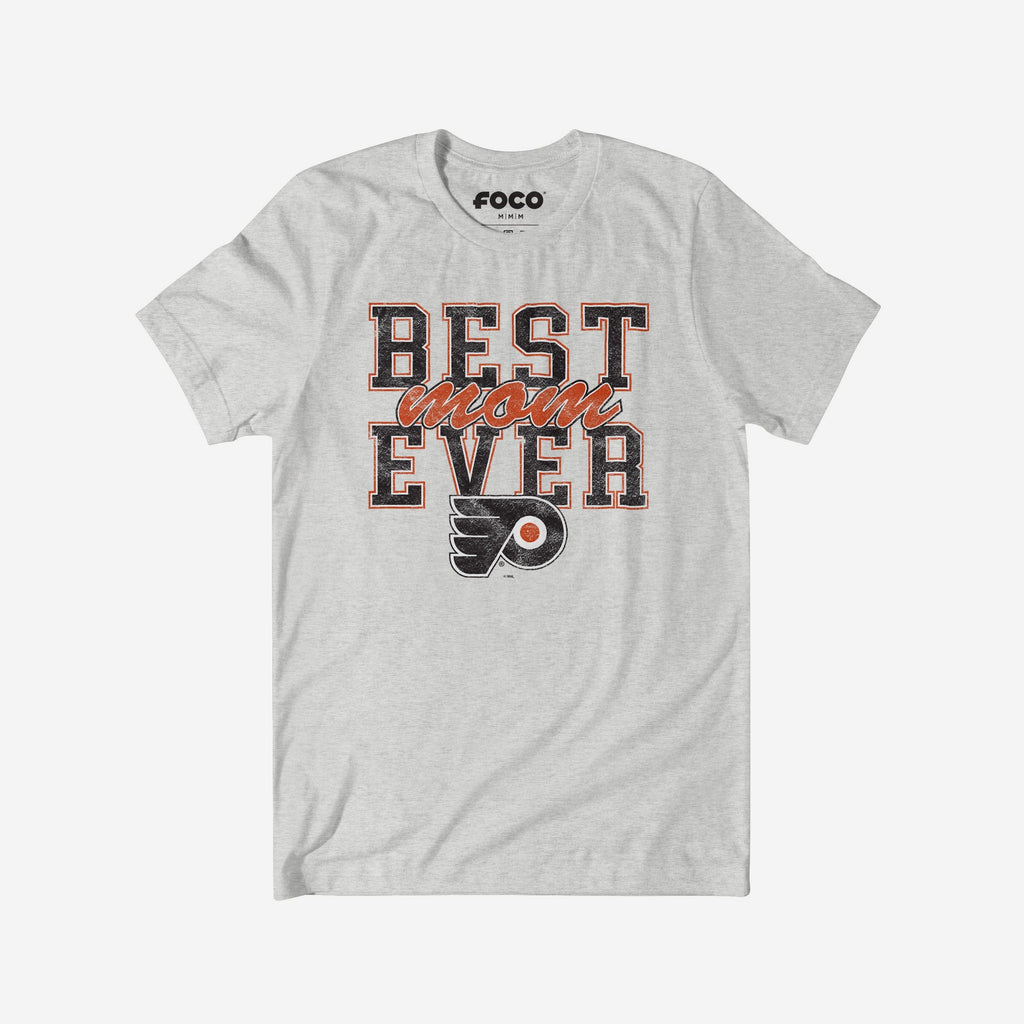 Philadelphia Flyers Best Mom Ever Stacked T-Shirt FOCO S - FOCO.com