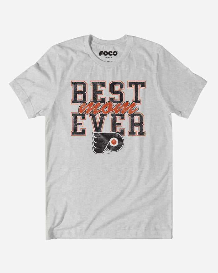Philadelphia Flyers Best Mom Ever Stacked T-Shirt FOCO S - FOCO.com