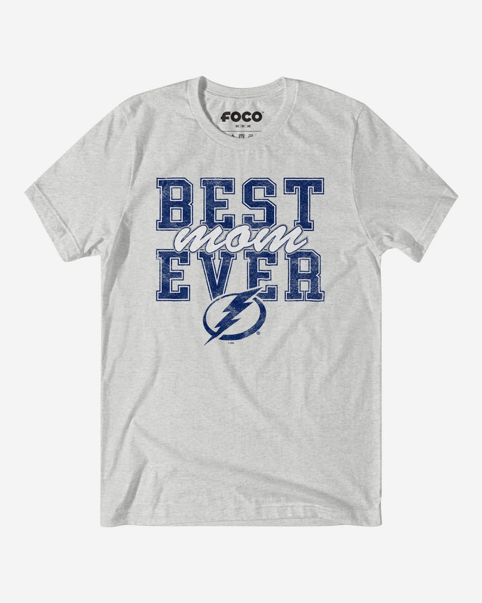 Tampa Bay Lightning Best Mom Ever Stacked T-Shirt FOCO S - FOCO.com