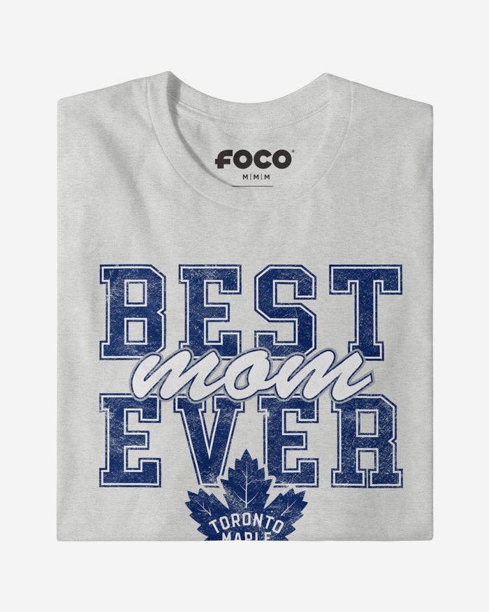 Toronto Maple Leafs Best Mom Ever Stacked T-Shirt FOCO - FOCO.com