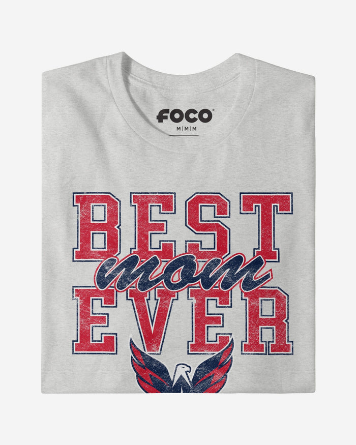 Washington Capitals Best Mom Ever Stacked T-Shirt FOCO - FOCO.com