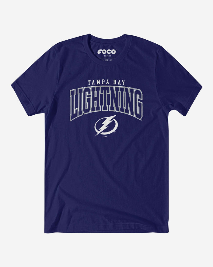 Tampa Bay Lightning Classic Logo T-Shirt FOCO Team Navy S - FOCO.com