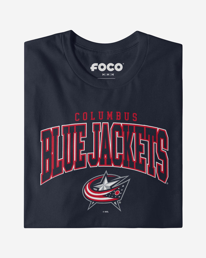 Columbus Blue Jackets Classic Logo T-Shirt FOCO - FOCO.com