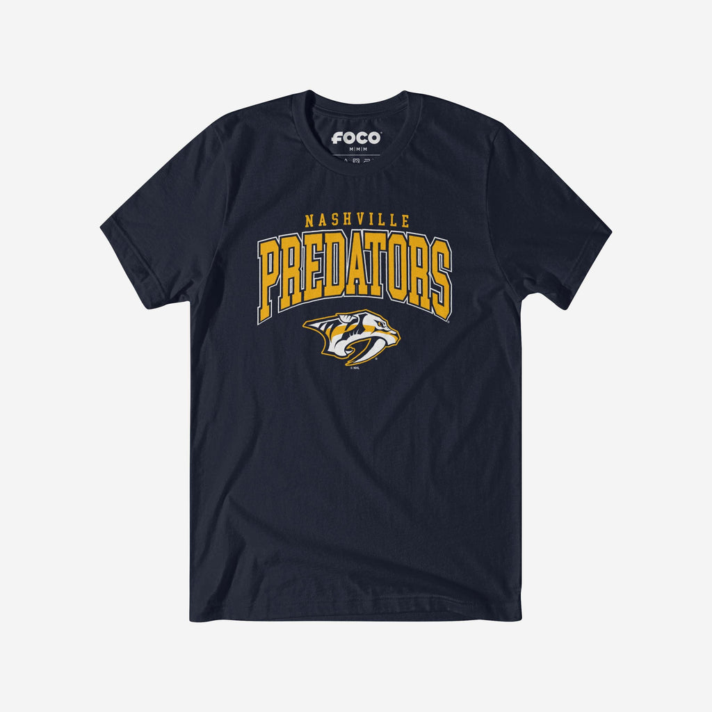 Nashville Predators Classic Logo T-Shirt FOCO Navy S - FOCO.com