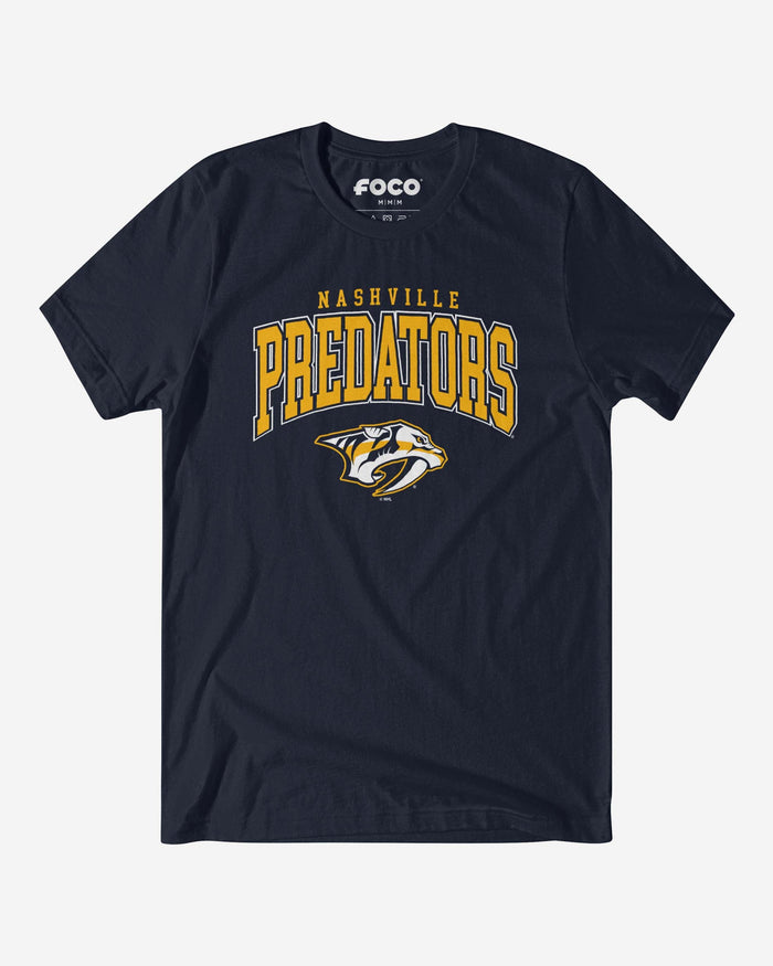 Nashville Predators Classic Logo T-Shirt FOCO Navy S - FOCO.com