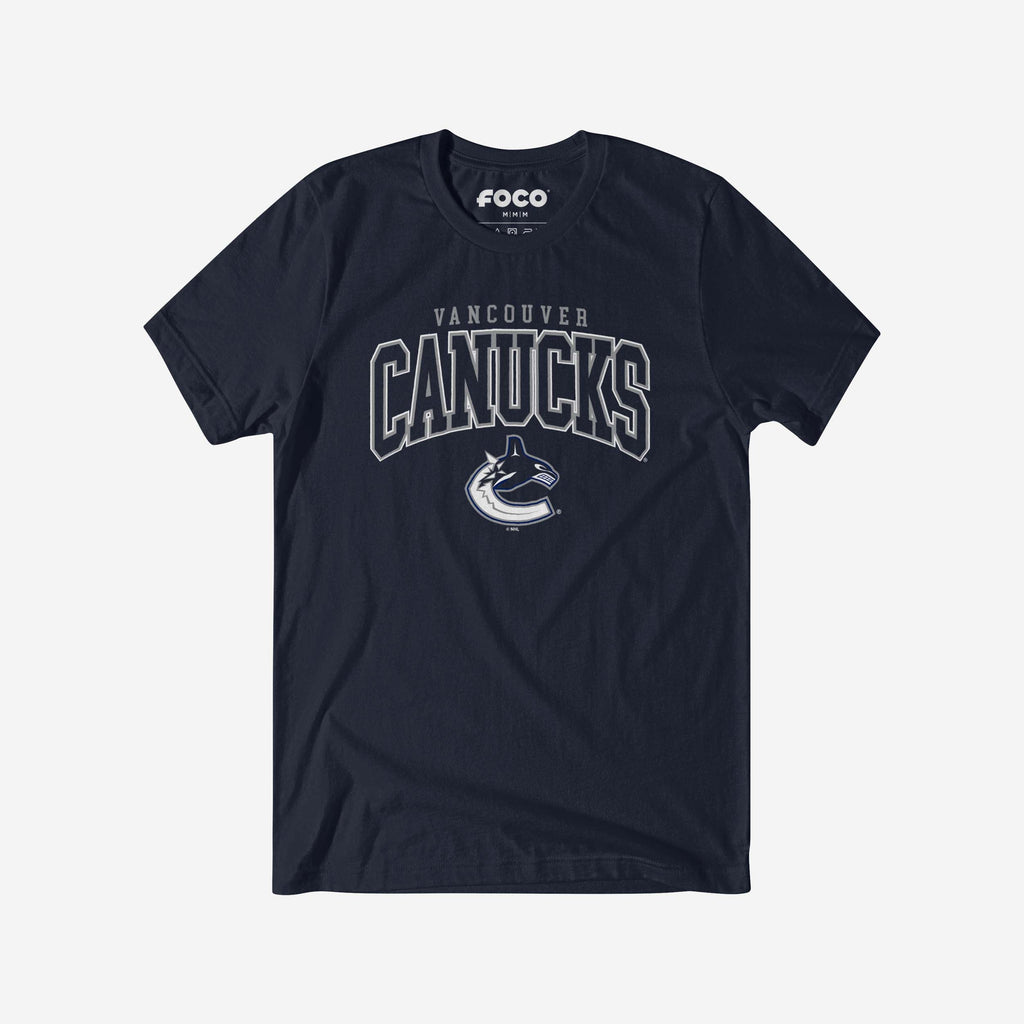 Vancouver Canucks Classic Logo T-Shirt FOCO Navy S - FOCO.com