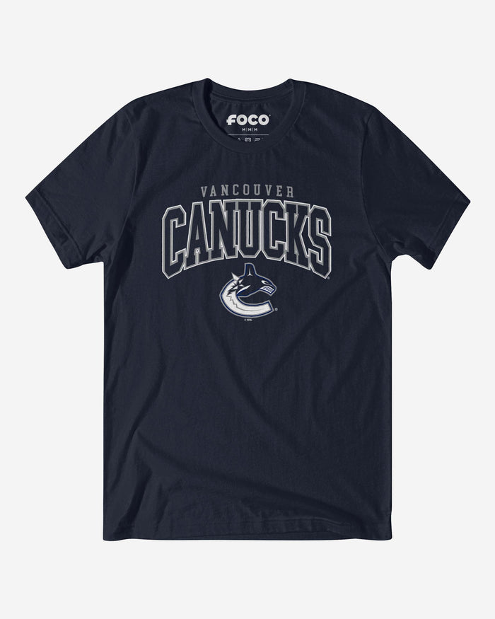 Vancouver Canucks Classic Logo T-Shirt FOCO Navy S - FOCO.com