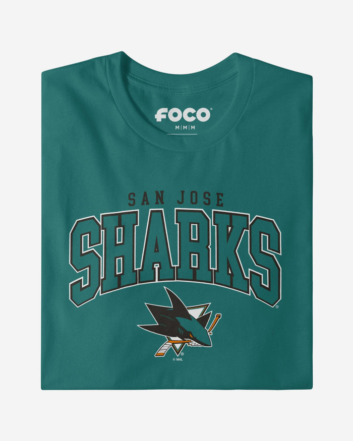 San Jose Sharks Classic Logo T-Shirt FOCO - FOCO.com
