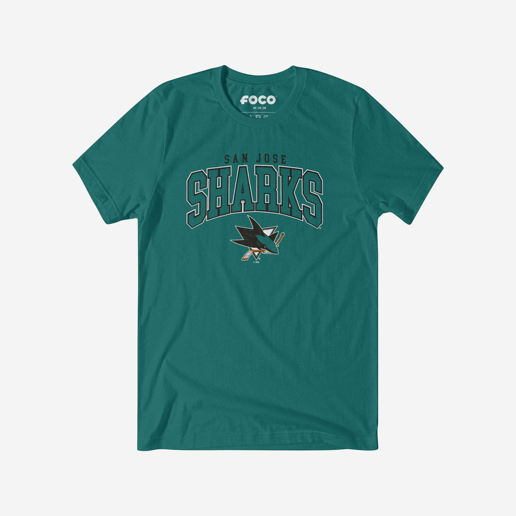 San Jose Sharks Classic Logo T-Shirt FOCO Marine S - FOCO.com