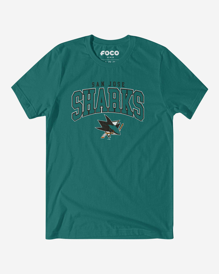 San Jose Sharks Classic Logo T-Shirt FOCO Marine S - FOCO.com