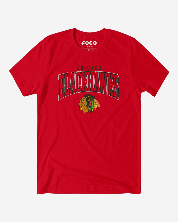 Chicago Blackhawks Classic Logo T-Shirt FOCO Red S - FOCO.com
