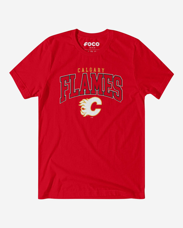 Calgary Flames Classic Logo T-Shirt FOCO Red S - FOCO.com
